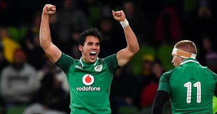 Joey Carbery can now add a new position to his rugby CV after crazy finish in Melbourne