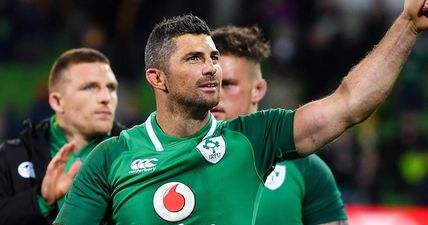 Rob Kearney’s 22nd minute encounter with Michael Hooper was telling