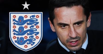 Gary Neville involved in heated argument with English football journalists