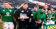 Everyone loved Peter O’Mahony’s reaction after the trophy presentation