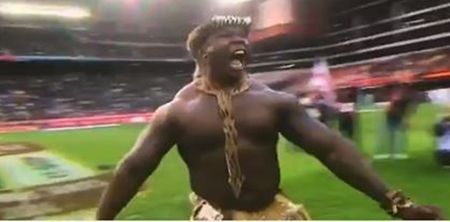 South African tribal dancers’ attempt to scare England Rugby team fails spectacularly