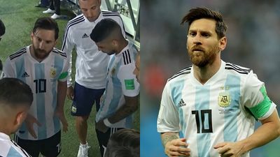 Marcos Rojo reveals what Lionel Messi said in his half-time team talk