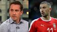 Gary Neville didn’t hold back when analysing Alexander Kolorov mistake