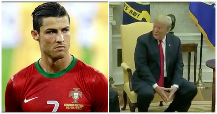 Donald Trump has been hearing a lot of good things about Christian Ronaldo