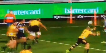 TJ Perenara scores one of the greatest intercept tries you’ll ever see