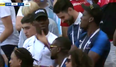 Paul Pogba’s brothers looked unimpressed with his free-kick against Argentina