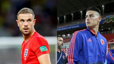 Jordan Henderson showed his class with James Rodriguez after the penalty shootout