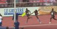 Ethiopian runner pulls down compatriots’ shorts as they jostle for 5000m lead