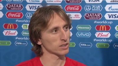 Luka Modric stuck it to the English media after Croatia victory