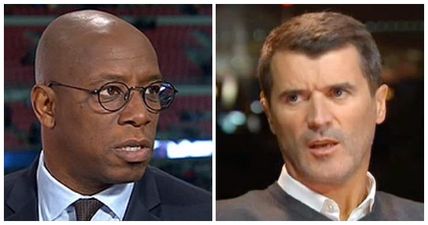 Ian Wright and Roy Keane have settled their differences after England World Cup argument