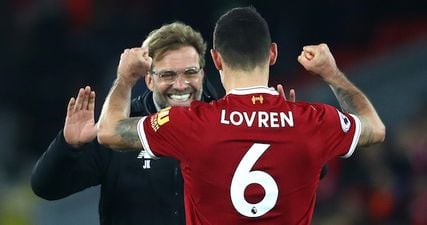 Jurgen Klopp actually backs up Dejan Lovren’s world class claims