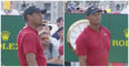 “What are you doing?” – Tiger Woods cracks with fan trying to put him off