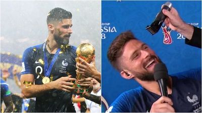 Olivier Giroud stays true to head-shave promise after winning World Cup