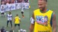 Neymar barges child off ball in 5-a-side game