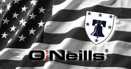 New O’Neills jersey drops today and it has to be the finest in all of America