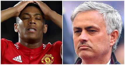 Jose Mourinho reportedly unhappy at Anthony Martial decision