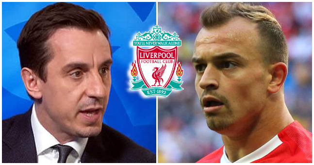 Gary Neville Shaqiri