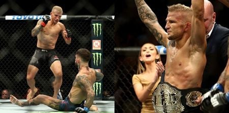 TJ Dillashaw brutally knocks out Cody Garbrandt to defend bantamweight throne