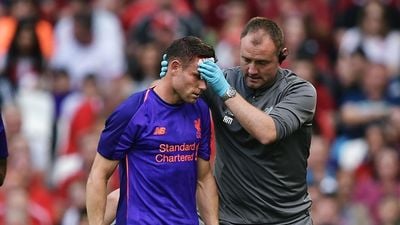 James Milner shows off gruesome gash after collision in Dublin friendly