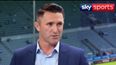 Robbie Keane made his punditry debut for Sky Sports on coverage of Spurs against Newcastle