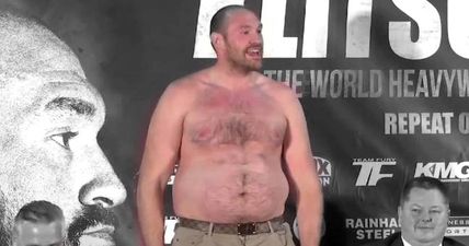 Tyson Fury even heavier than people thought for Klitschko fight