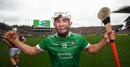 The Limerick hurlers had a fitting gift for Aaron Gillane before All-Ireland final