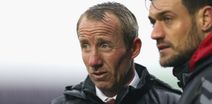 Lee Bowyer and Steve Evans clash on the touchline during League One game