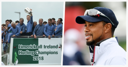 Tiger Woods congratulates Limerick hurlers and JP McManus on historic All-Ireland win