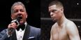 Nate Diaz and Bruce Buffer have struck up a very bizarre rivalry