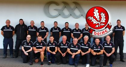 Derry must have the finest line-up of under-12 coaches in Ireland