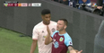 Marcus Rashford shown straight red card after clash with Phil Bardsley