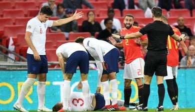 Luke Shaw suffers nasty head injury in clash with Dani Carvajal