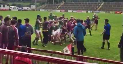 Hurling clash in Derry descends into chaos as brawl breaks out