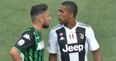 WATCH: Douglas Costa sent off for spitting in mouth of opponent