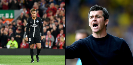 Joey Barton couldn’t resist a dig at Neymar after Liverpool beat PSG