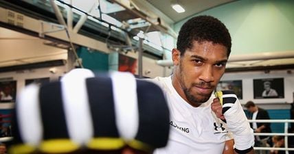 Anthony Joshua has taken inspiration from Cristiano Ronaldo ahead of title defence