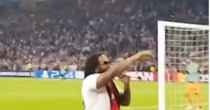 Bob Marley’s son performs Three Little Birds during Ajax match