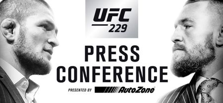 Watch Khabib vs McGregor press conference HERE