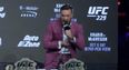 Conor McGregor snuck a naggin into first press conference before drinking with Dana White