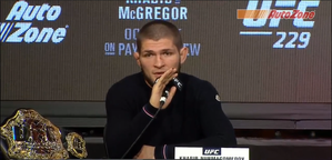 Conor McGregor Khabib Nurmagomedov