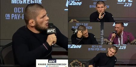 How Khabib Nurmagomedov reacted to pretty much every Conor McGregor press conference insult