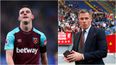 Jamie Carragher calls into radio show to discuss Declan Rice