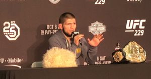 Khabib press