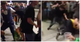 Chaos erupts between McGregor and Khabib fans in nasty stadium brawl