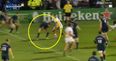 Johnny Sexton pulls off remarkable between the legs pass to assist James Lowe try