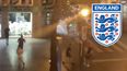 England fans acting the maggots again ahead of Spain game