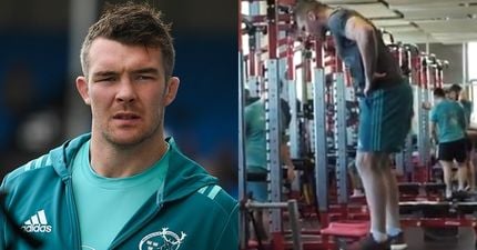 Munster share video of Peter O’Mahony performing his renowned squat jump