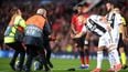 Cristiano Ronaldo gives in to pitch invader on return to Old Trafford