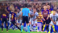 Inter Milan player pans out on ground to stop Suarez’ under the wall free-kick