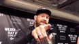 Tyson Fury kicks reporter out of media scrum for being a “hater”